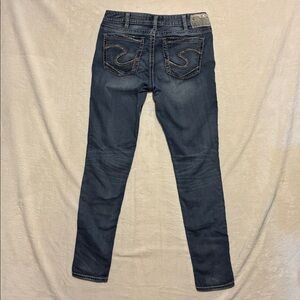 Silver Jeans Aiko High Super Skinny Med Wash Sz 30x31